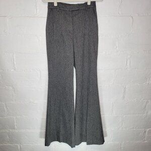 Express Women's Size 6L Pants Flare Super High Rise Gray